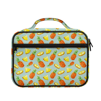 Watercolor Pineapple Pattern Print Briefcase Bible Bag
