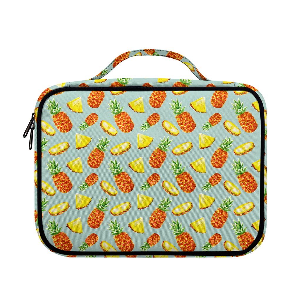 Watercolor Pineapple Pattern Print Briefcase Bible Bag
