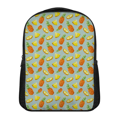 Watercolor Pineapple Pattern Print Casual Backpack
