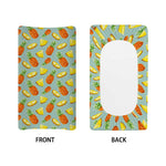 Watercolor Pineapple Pattern Print Changing Pad Cover
