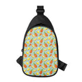 Watercolor Pineapple Pattern Print Sling Bag