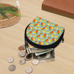 Watercolor Pineapple Pattern Print Coin Purse