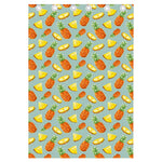 Watercolor Pineapple Pattern Print Curtain