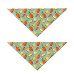 Watercolor Pineapple Pattern Print Dog Bandana