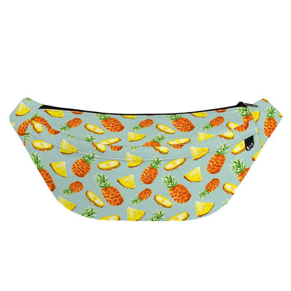 Watercolor Pineapple Pattern Print Fanny Pack