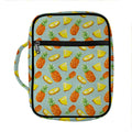 Watercolor Pineapple Pattern Print Front Pocket Bible Bag