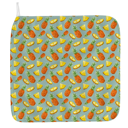 Watercolor Pineapple Pattern Print Hand Towel