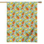 Watercolor Pineapple Pattern Print House Flag