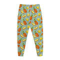 Watercolor Pineapple Pattern Print Jogger Pants