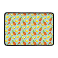 Watercolor Pineapple Pattern Print Kitchen Mat