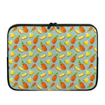 Watercolor Pineapple Pattern Print Laptop Sleeve