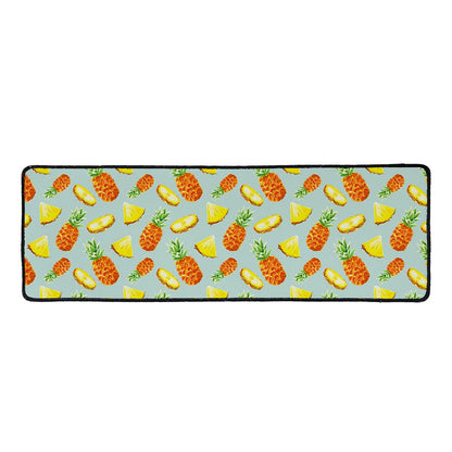 Watercolor Pineapple Pattern Print Long Kitchen Mat