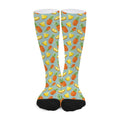 Watercolor Pineapple Pattern Print Long Socks