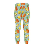 Watercolor Pineapple Pattern Print Men's leggings