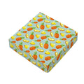 Watercolor Pineapple Pattern Print Outdoor Seat Cushion Cover