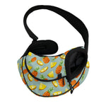 Watercolor Pineapple Pattern Print Pet Sling Carrier