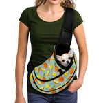 Watercolor Pineapple Pattern Print Pet Sling Carrier