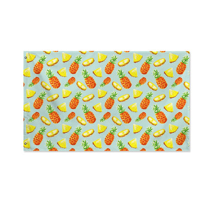 Watercolor Pineapple Pattern Print Polyester Flag