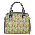 Watercolor Pineapple Pattern Print Shoulder Handbag