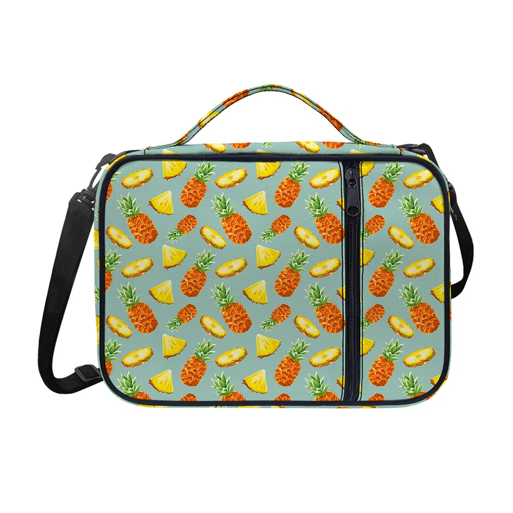 Watercolor Pineapple Pattern Print Shoulder Strap Bible Bag