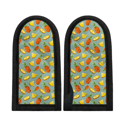 Watercolor Pineapple Pattern Print Skillet Handle Cover