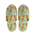 Watercolor Pineapple Pattern Print Slippers