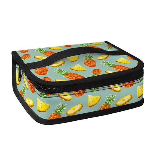 Watercolor Pineapple Pattern Print Small Lunch Bag
