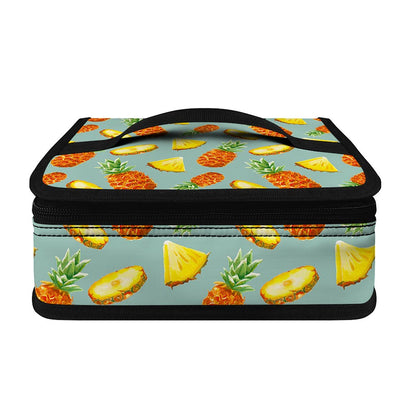 Watercolor Pineapple Pattern Print Small Lunch Bag