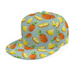 Watercolor Pineapple Pattern Print Snapback Cap