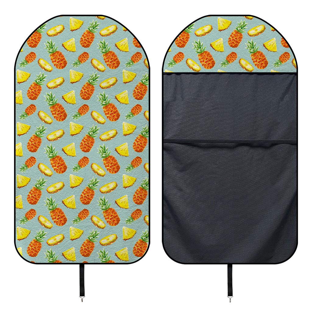 Watercolor Pineapple Pattern Print Waterproof Car Seat Cover