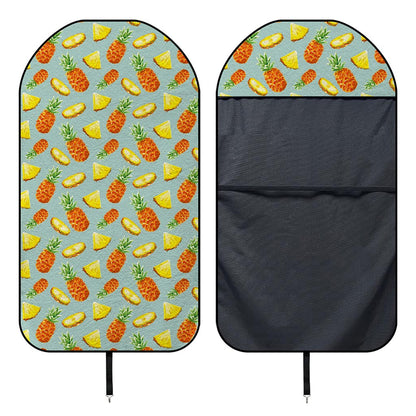 Watercolor Pineapple Pattern Print Waterproof Car Seat Cover