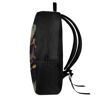 Watercolor Pisces Zodiac Sign Print 17 Inch Backpack