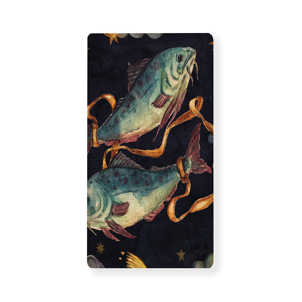 Watercolor Pisces Zodiac Sign Print Baby Crib Sheet
