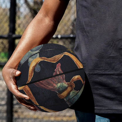 Watercolor Pisces Zodiac Sign Print Basketball