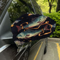 Watercolor Pisces Zodiac Sign Print Car Side Mirror Covers