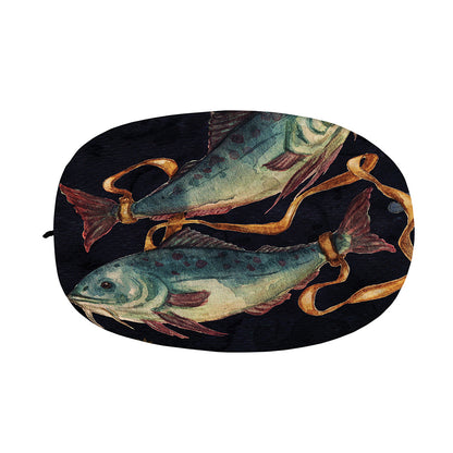Watercolor Pisces Zodiac Sign Print Car Side Mirror Covers