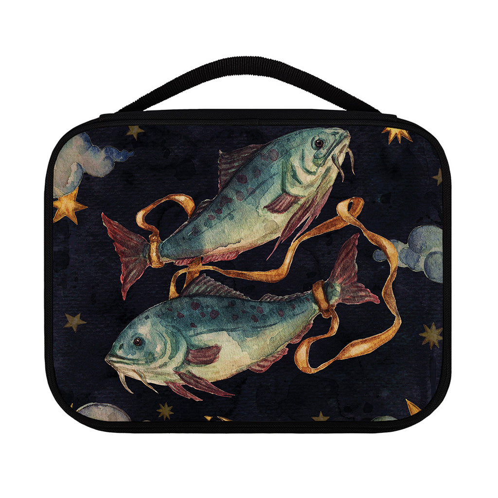 Watercolor Pisces Zodiac Sign Print Classic Bible Case