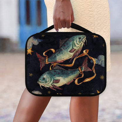 Watercolor Pisces Zodiac Sign Print Classic Bible Case