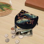 Watercolor Pisces Zodiac Sign Print Coin Purse
