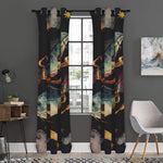 Watercolor Pisces Zodiac Sign Print Curtain