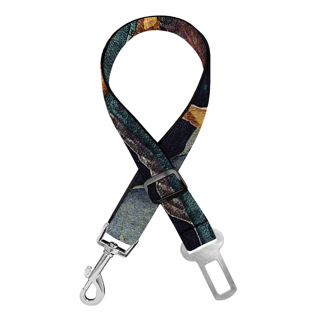 Watercolor Pisces Zodiac Sign Print Dog Seat Belt