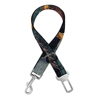 Watercolor Pisces Zodiac Sign Print Dog Seat Belt