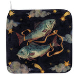 Watercolor Pisces Zodiac Sign Print Hand Towel