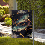 Watercolor Pisces Zodiac Sign Print House Flag