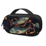 Watercolor Pisces Zodiac Sign Print Insulin Cooler Travel Case
