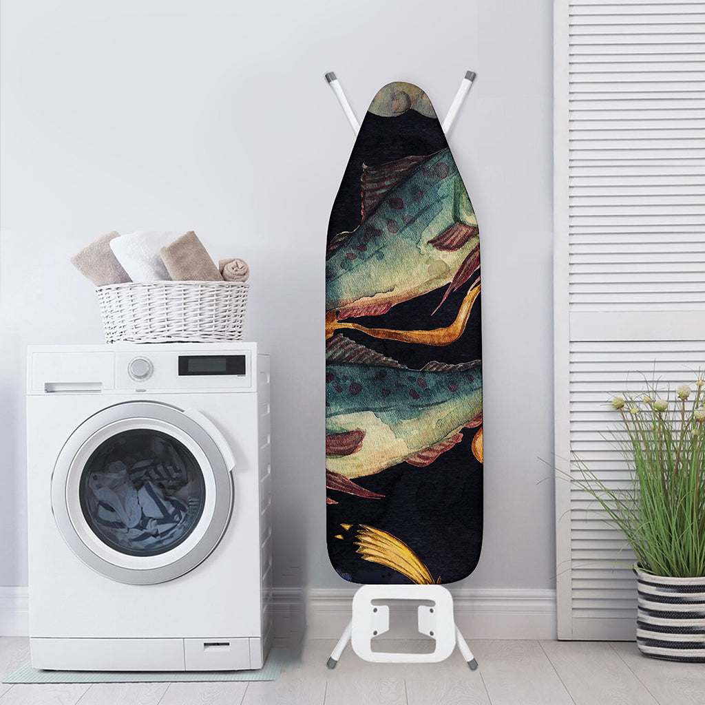Watercolor Pisces Zodiac Sign Print Ironing Board Cover