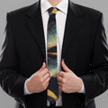 Watercolor Pisces Zodiac Sign Print Necktie