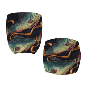 Watercolor Pisces Zodiac Sign Print Office Chair Cover