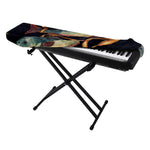 Watercolor Pisces Zodiac Sign Print Piano Keyboard Cover