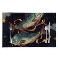Watercolor Pisces Zodiac Sign Print Placemat